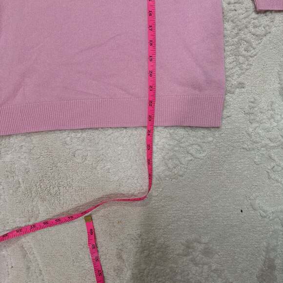 Talbots Pink Pure Cashmere Comfy Sweater - Picture 5 of 8